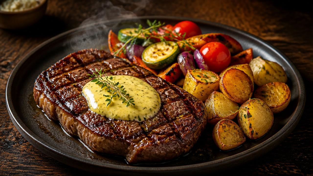 Grillad biff med bearnaise